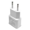 White Dual 2A USB EU Plug Wall Charger For Samsung galaxy S4 S3 S5 S6 Huawei for LG Smart phone