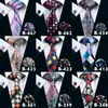 Alla typer av män slips 47 stilar nack slips set för män högkvalitativa vuxna band märke slips hanky manschettknappar set 277g