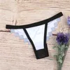 Kvinnor Sexiga Brasilianska Underkläder Cheeky Bikini Briefs Bekväma Panties Diamond Stitching Kort Byxor Ladies Badkläder Thongs S M L XL SW8428