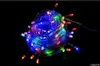 IP44 50M 500 LED Warm Wit Rood Geel Blauw Paars Roze Meerkleurige ketting fee Lichtslingers voor vakantie Kerstlicht AC110V 22275G