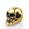 Neueste Kommende Gothic Herren Biker Edelstahl Ring Mode Hip Hop Stil Männer Schmuck Schwarz Bunte Schädel Cool Man Schädel finger Ringe