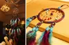 Home Decoration Craft Gift Dreamcatcher Fashion Style Wooden Beads Feather Pendant Dream Catcher Net Wall Hanging Decoration B995Q9344505