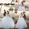 2017 New Said Mhamad Sexy Off Shoulders Lace Wedding Dresses Ball Gown Sweetheart Appliques Corset Back Princess Bridal Gowns