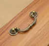 Moda Hot Zinc Alloy Knobs Arco Tracery Tom Bronze Handle Para Gaveta De Madeira Caixa De Jóias Móveis Hardware