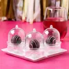 FREE SHIPPING Wholesale 200PCS Acrylic Clear Mini Cake Stand Baby Shower Wedding Favors Holder Birthday Party Sweet Table Decor Supplies