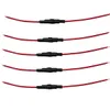 10 Stks 6x30mm AGC Glas Blaw Zekeringhouder Inline Schroef Type 20 AWG Draad Kabel B00156 BARD