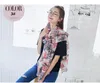 Ladies Women spring autumn scarves fashion wraps printed cotton silk blend pashminashawl casual fashion accessories, 9 color can choose