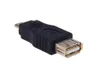 USB 2.0 أنثى إلى مايكرو USB B 5 دبوس الذكور f م موصل محول كابل محول 500pcs / lot