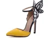 Hot !!! Nowy Sophia Webster Trójwymiarowy Fantasy Motyl Dopasowanie wysokich obcasów dla damskich butów Stiletto obcasy 11.5 cm Darmowa wysyłka