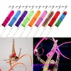 New 4M Gymnastics Colored Ribbon Gym Rhythmic Art Ballet Dance Ribbon Streamer Twirling Rod Stick Multi Colors Free Shipping