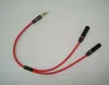 100 pz/lotto Aux Cavi 3.5mm Auricolare Jack 1 Maschio a 2 Femmina Audio Splitter Cavo Adattatore del Connettore