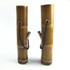 10 インチ古代竹ウォーターボング喫煙用ミニボングリサイクル水道管石油リグ自然ボング金属パイプ高品質