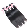 Human Hair Bundles 100% Brazylijski Dziewiczy Włosy Włoski Jedwabe Prosto 8 ~ 30 cal Nieprzetworzone 1PC HairWeft Extensions Dwulebialny Greatry