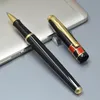 High Quality Picasso black metal Roller ball pen school office stationery classic writing ball pens For business gift