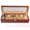 6 rasters Hoogwaardige Houten Verkopen Display Horloge Doos Sieraden Box China Packaging Factory Supply kan aanpassen