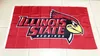 NCAA Illinois State Redbirds Poliester Flaga 3ft * 5 stóp (150 cm * 90 cm) Flaga Dekoracji Baner Latający Dom Ogród Prezenty na świeżym powietrzu