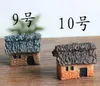 3cmかわいい樹脂工芸品の家の妖精の庭のミニチュアGnomeマイクロ風景装飾盆栽のための家の装飾