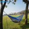 Double Single Portable Camping Hammock - Parachute Leve Nylon com Hammok Tree Straps Set- 2 Pessoas Equipamento Kids