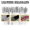 Nouveau design en gros 26 couleurs SOFTBALL SEAMSTITCH HEADBAND Stretch Sports Softball CUIR bandeau DHL gratuit