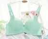 #3212A Size ABC cup women sexy underwear wireless candy colors Adjusted Straps Back Closure seamless corrective intimates brassier232I