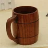 10 pcs 400ml/15oz Handmade Barrel Juice Beer Mugs Wooden Tea Cups Wood Mug Drink Durable Cup