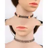 Nieuwe Multistyle Handgemaakte Retro Tattoo Choker Stretch Ketting Sexy Vrouwen Vintage Elastische Lijn Punk Ketting Sieraden Set Gift