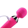 Super krachtige orale clit vibrators voor vrouwen USB oplaadbare AV Magic Wand Vibrator Massager volwassen seksspeeltjes voor vrouw5147211