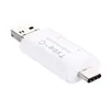 3 i 1 USB 3.1 Typ C Micro USB OTG USB-kortläsare Micro SDHC SD TF-typ-C-kortläsare för Samsung Note7 S7 iPhone7 MacBook Notebook