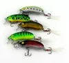 Hengjia 5pcs / Lot 5 cores Comprimento 6cm Peso 11G Pesca atração Hard Crank Isca Artificial Piscina Vivid Lure Enfrente