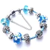 Convient aux Bracelets de bijoux, perles à grand trou, perles en cristal en vrac, breloques pour perles en vrac, bricolage de collier européen, accessoires de bijoux 2530