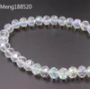 free shipping 500Pcs White AB Faceted Glass Crystal Rondelle Beads.Spacer Beads 4mm 6mm 8mm10mm