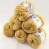 LOT of 6 BallsX50g Special Thick Worsted 100% Cotton Knitting Yarn Catania Gold 2212271t