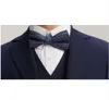 Yüksek Kalite Yeni Varış Moda Bebek Erkek Çocuk Blazers Erkek Suit Düğünler Için Balo Örgün Elbise Düğün Çocuk Takım Elbise 4 adet