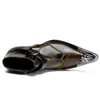 الأزياء wesern البرونزية الكاحل قصيرة للرجال جلد طبيعي الكاحل التمهيد الرجال البريدي أشار الحديد تو ريترو أحذية للرجال ، 38-46