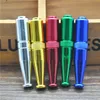 1 X Torpedo Aluminum Metal Smoking Pipe 5 Colors Hand Pipe Mouth Tips Cigreatte Tobacco Pipe In Stock8490144