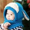 Cappello e sciarpa invernali per bambini con berretti lavorati a maglia all'uncinetto per neonati, ragazzi, ragazze, bambini, scaldacollo per bambini di nuova moda