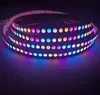 5 M / Lot WS2813 (przewody podwójne) Indywidualnie adresowane RGB LED Pixel Strip 30/60 / 144LEDS / M 2811 WS2812B Uaktualnianie Wersja DC5V