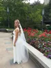 New Qualityr Cheap Best Sale Waltz White Ivory Cut Edge Veil Mantilla Bridal Head Pieces For Wedding Dresses