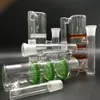 Narghilè di alta qualità Ashatcher 18.8mm 14mm Tre Layer Filtri Bianco Verde Brown Giunto Brown Double Perc Ash Catcher Adattatore di vetro Adattatore Adatta per olio Bong