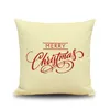 Christmas Reindeer Cushion Cover Happy New Year Pillow Cover Christmas Reindeers Pillow Case Home Decor Pillowcases