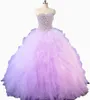 2017 Nya Eleganta Sweetheart Appliques A-Line Quinceanera Klänning med Lace Up Plus Size Sweet 16 Dress Debutante Gowns Qa510