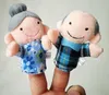 Peluche Finger Puppet Family Set di 6 pezzi, peluche Cartoon, burattini a mano per bambini Story Story Teller / Talking Props