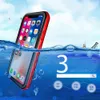 Meilleure qualité étuis de protection étanches pour iPhone X étui étanche sous-marin couverture entièrement scellée anti-neige antichoc anti-poussière