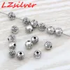 MIC 300 STKS Antiek Zilver Zinklegering Bloem Ronde Spacer Beads 6x5.5mm DIY Sieraden D24