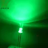 1000pcs 3mm Green Flat top Water Clear LED Light Lamp Emitting Diode Ultra Bright Bead Plug-in DIY Kit Practice Wide Angle