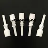 10m 14mm 18mm Mini NC Kit Male Ceramic Nail Replacement Tips för DaB Rigs Glass Bongs Glass Water Pipe vs Quartz Banger