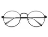 الكورية النظارات الإطار الرجعية حافة كاملة الذهب النظارات الإطار النظارات خمر جولة نظارات الكمبيوتر للجنسين لا درجات
