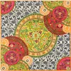 Foulard d'impression Vintage foulard mode foulards femmes dames haut de gamme silencieux longue soie mousseline de soie Bandanna Wrap châle