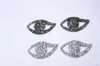 25st / lot Eye Design Crystal Hotfix Motiv Strykjärn på Transfer Rhinestone Patches Strass Crystal Stones Applique för Clothing Craft