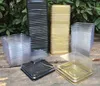 1000pcs Wholesale free shipping, 50g moon cake trays moon cake packaging boxes Gold plastic bottom transparent cover